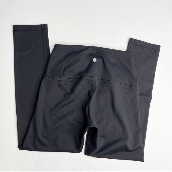 90 DEGREES BY REFLEX Black Athletic Legging Tights - Picture 2 of 5